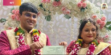 คู่รักชาวอินเดียบันทึกความรักและงานแต่งงานผ่าน Blockchain ด้วย NFT
